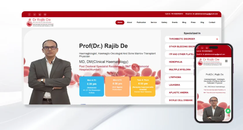 Dr. Rajib De's Seamless Digital Journey in Hematology